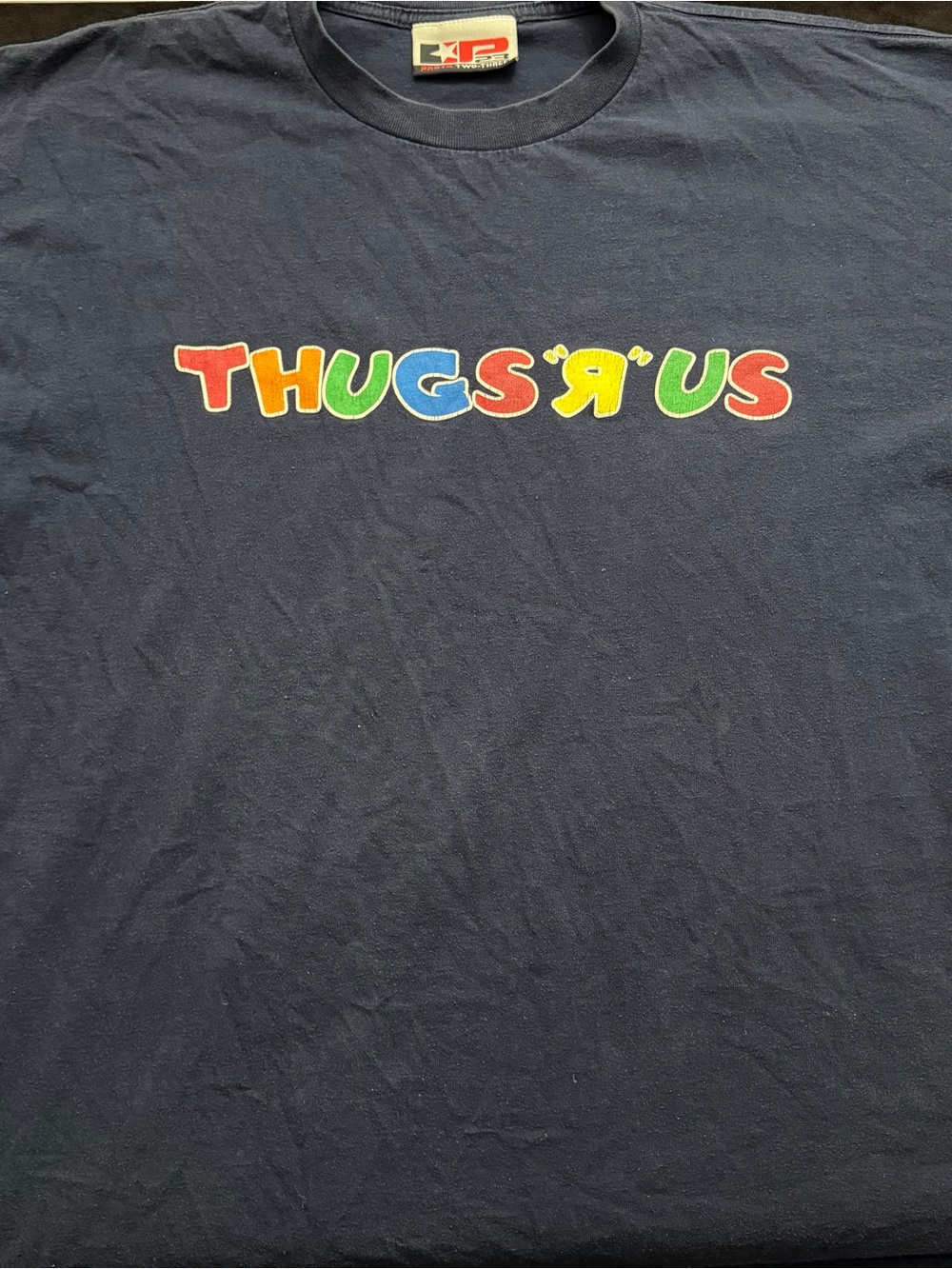 Navy Short-Sleeve Graphic Tee - THUGS'R'US Style 2XL